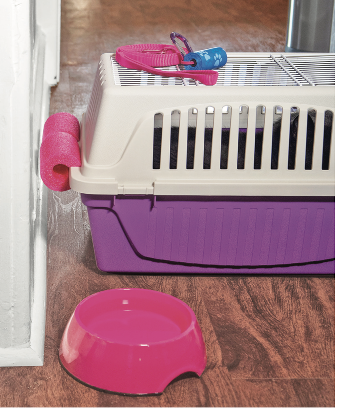 You can use a pool noodle as a bumper to protect walls.DeAnn Berger