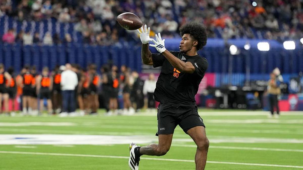  The Browns added an offensive weapon in Texas A&M wide receiver KC Concepcion. | Kirby Lee-Imagn Images 