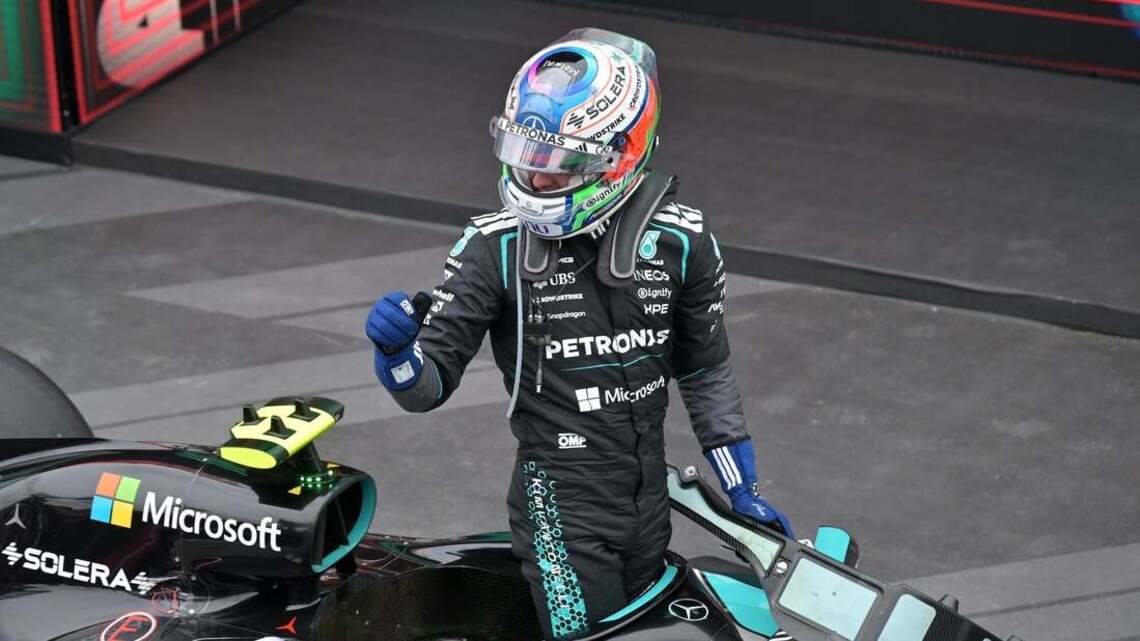 Kimi Antonelli holds off Charles Leclerc to win Belgian GP 
