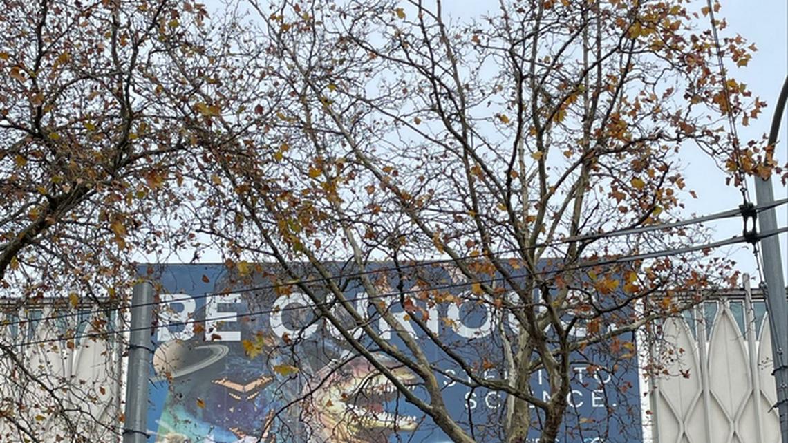 The Pacific Science Center in the fall.