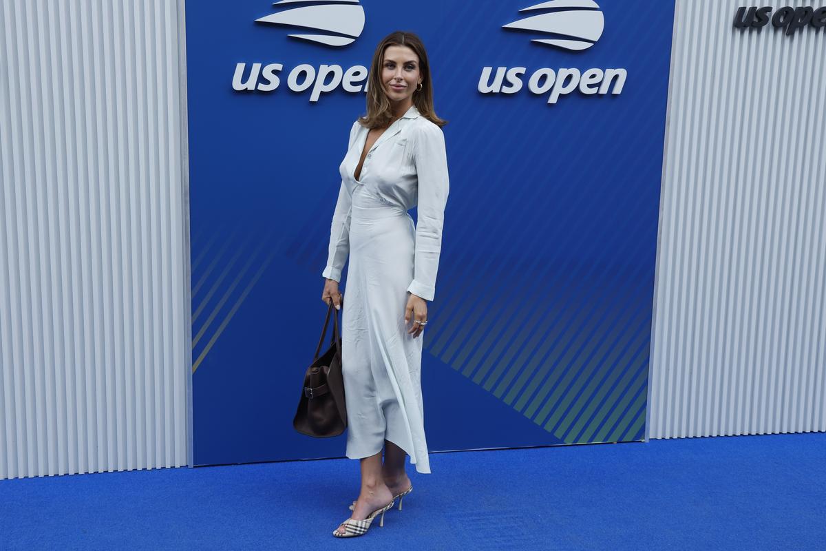  Paige Lorenze, partner of Tommy Paul, at the 2025 U.S. Open Tennis Championships on August 25 in New York City. 