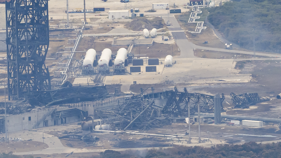 Rocket engine valve ID'd as culprit for Blue Origin's massive pad explosion, CEO says 