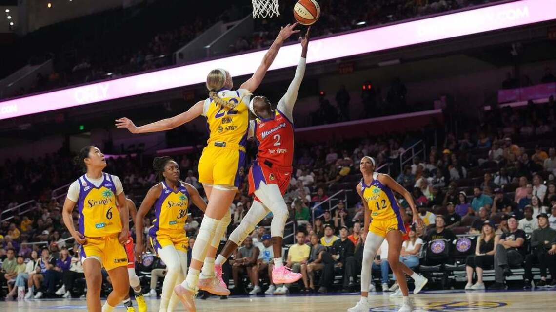 Noemie Brochant's career-high 24 points propel Mercury past Sparks