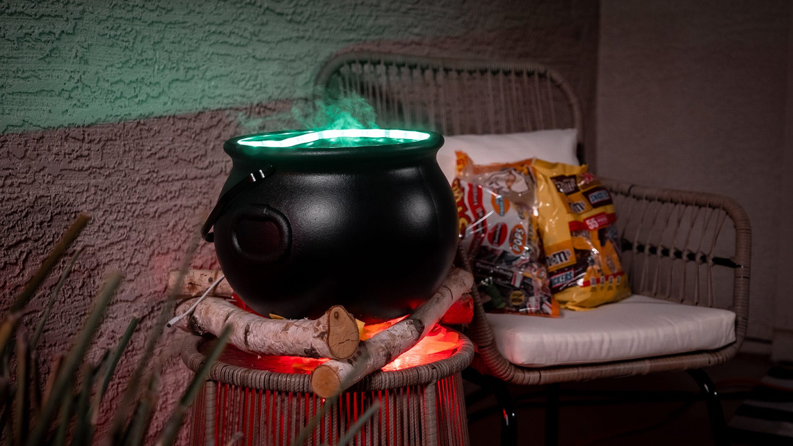 A DIY bubbling Halloween cauldron to wow all the witches and wizards 