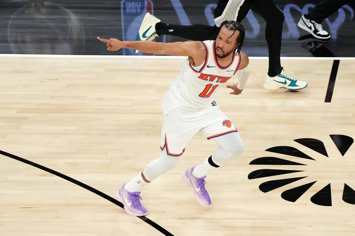  New York Knicks guard Jalen Brunson (11) © Scott Wachter-Imagn Images