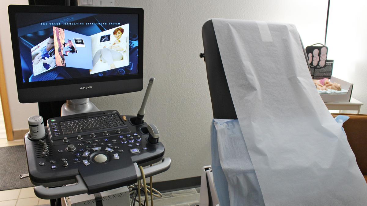 7B Care Clinic provides limited ultrasounds in the Sandpoint, Idaho, area. Janine Shepard, executive director of the clinic, says the majority of women who see their ultrasounds go through with their pregnancies.