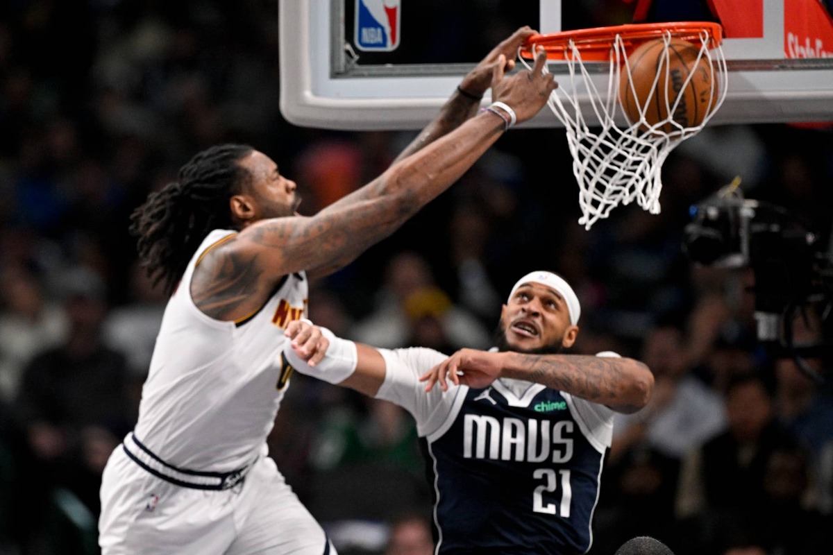  Denver Nuggets center DeAndre Jordan (6).  © Jerome Miron-Imagn Images