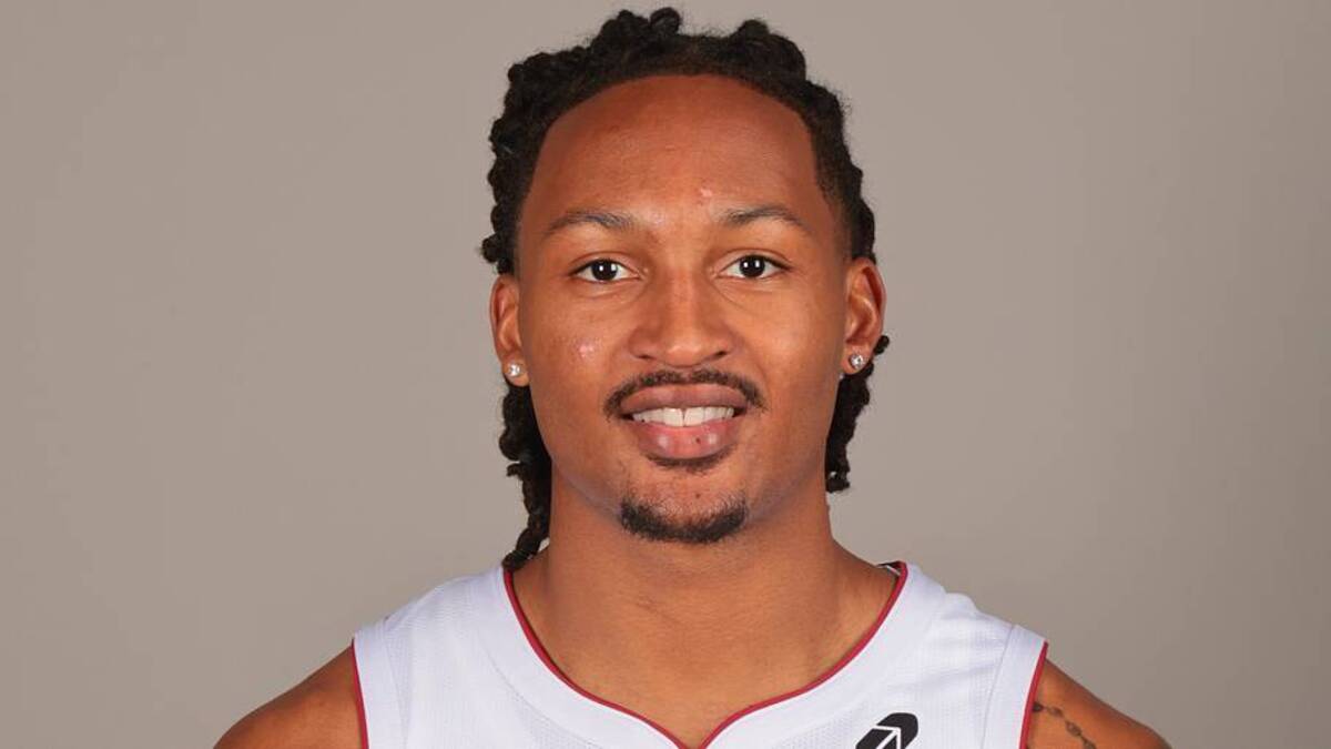  Sep 29, 2025; Miami, FL, USA; Miami Heat guard Jahmir Young (55) poses for a photo during media day at Kaseya Center. Mandatory Credit: Sam Navarro-Imagn Images | IMAGN IMAGES via Reuters Connect 