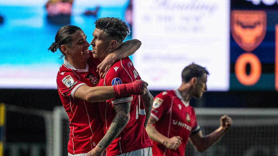  Wrexham have two matches left of the Championship season. | Courtesy of Wrexham_AFC on X 