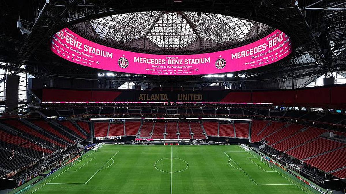  Mercedes-Benz Stadium is home to the Atlanta Falcons and Atlanta United, | Kevin C. Cox/Getty Images 