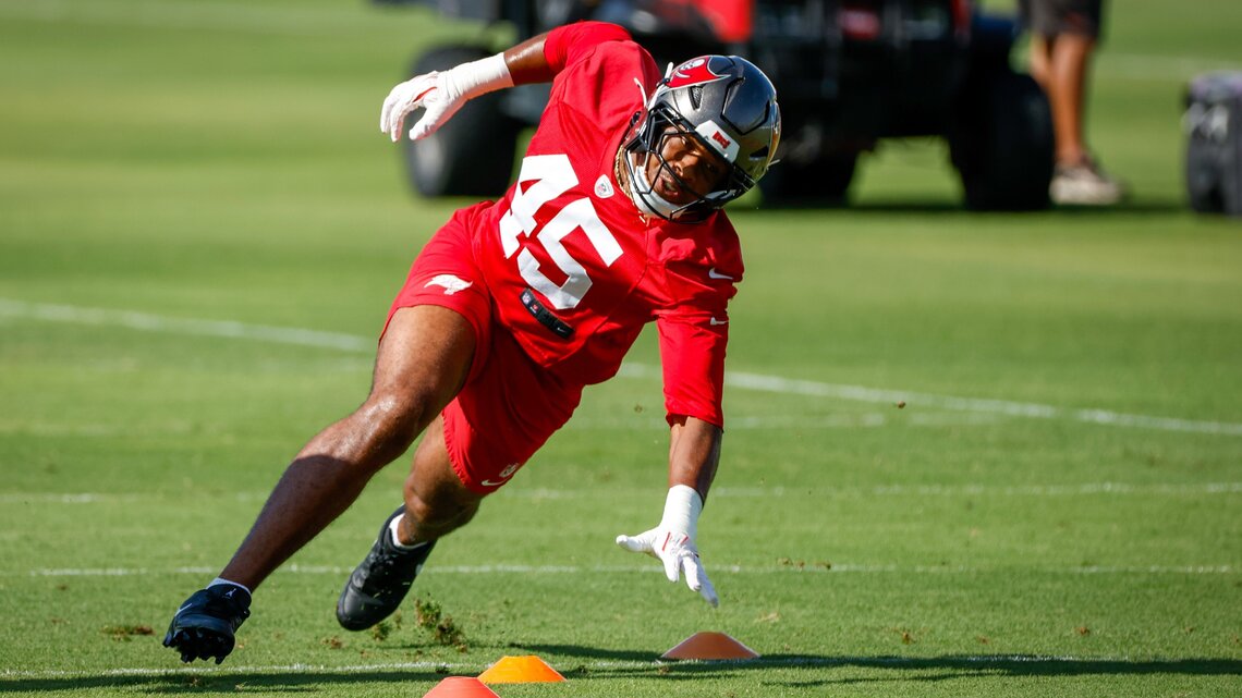 Rookie LB Trotter brings power, attitude to Bucs’ defense