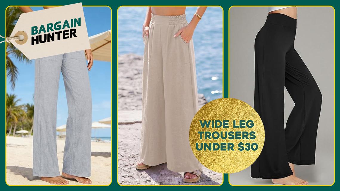 Keep It Cozy and Stylish With These 15 Pairs of Women's Wide-Leg Pants Under $30 