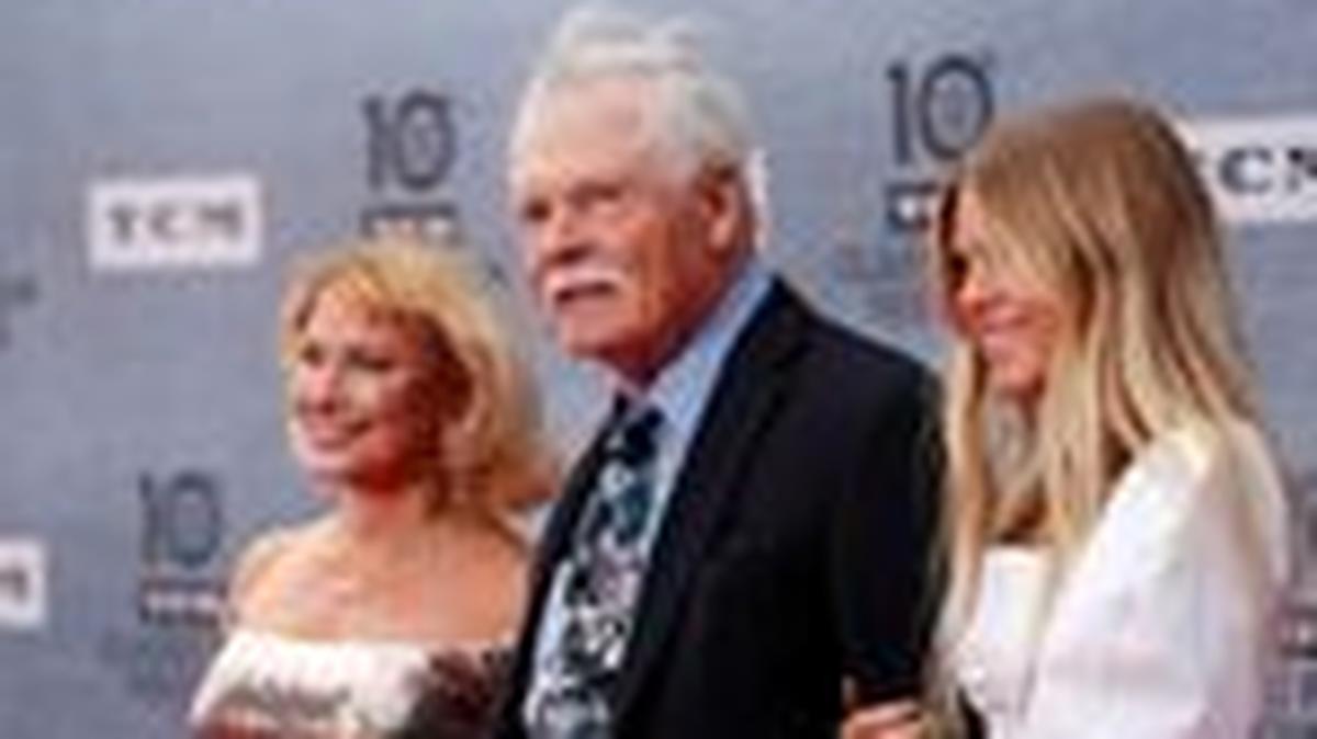 CNN founder and media mogul Ted Turner (C) arrives for the 30th anniversary screening of comedy movie "When Harry Met Sally" in Hollywood, California, U.S. April 11, 2019. REUTERS/Mario Anzuoni