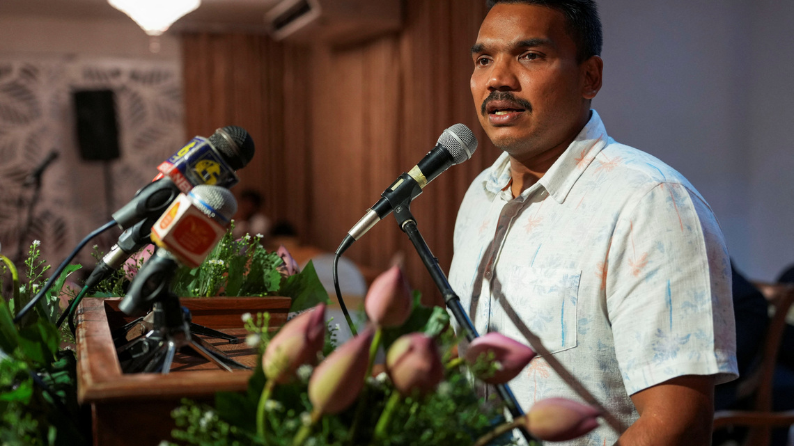 Sri Lanka ex-president's son arrested on graft charges
