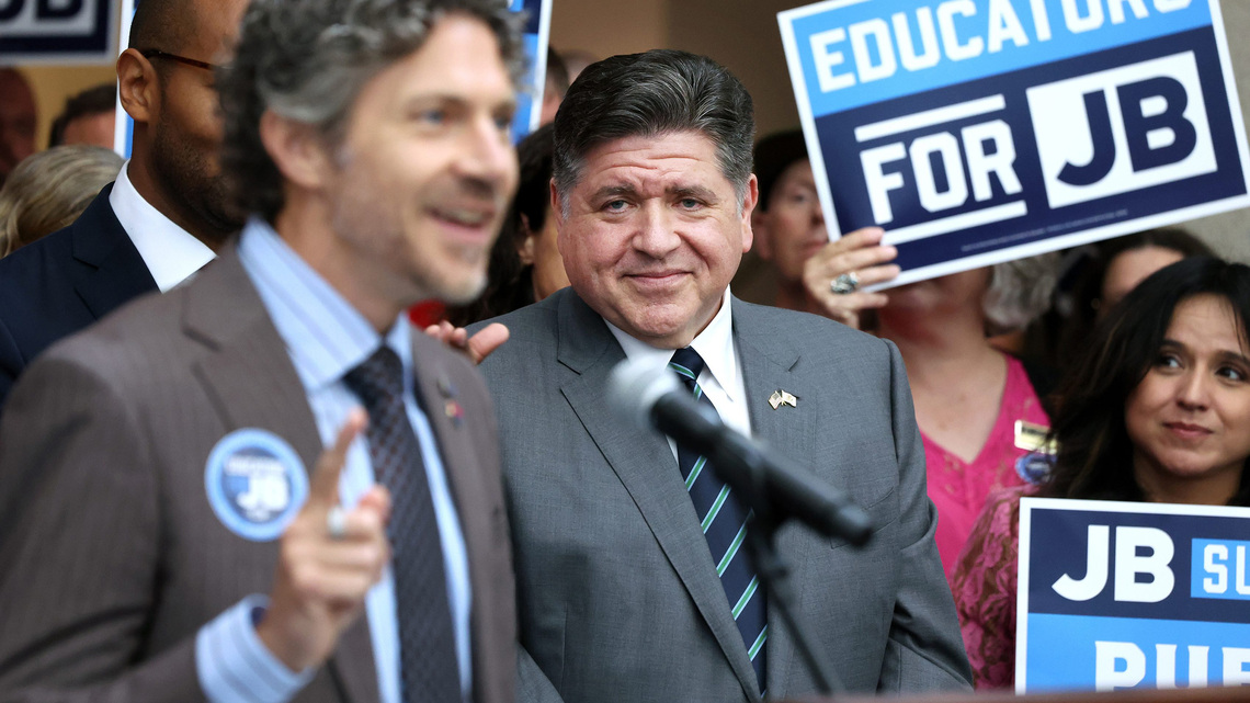Gov. JB Pritzker accepts suburban teachers union's endorsement while casting doubt on $150M CPS funding push 
