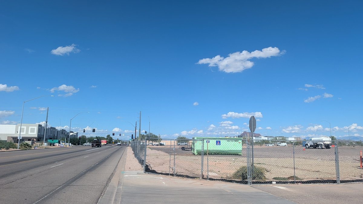 What's getting built at Mesa's Falcon Field?