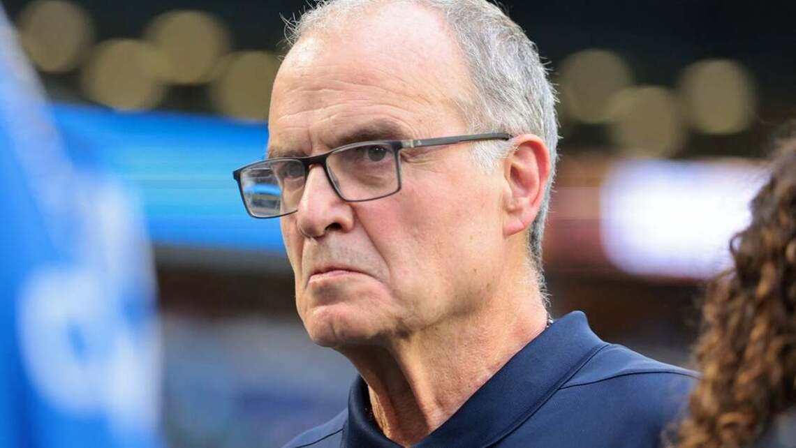 Outgoing Uruguay coach Marcelo Bielsa has his say -- for 100 minutes 
