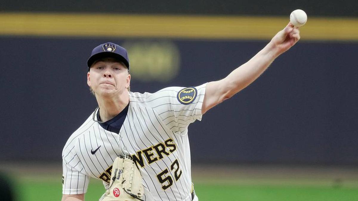  Brewers pitcher Kyle Harrison is fulfilling his former top prospect status. | Mark Hoffman/Milwaukee Journal Sentinel / USA TODAY NETWORK via Imagn Images 