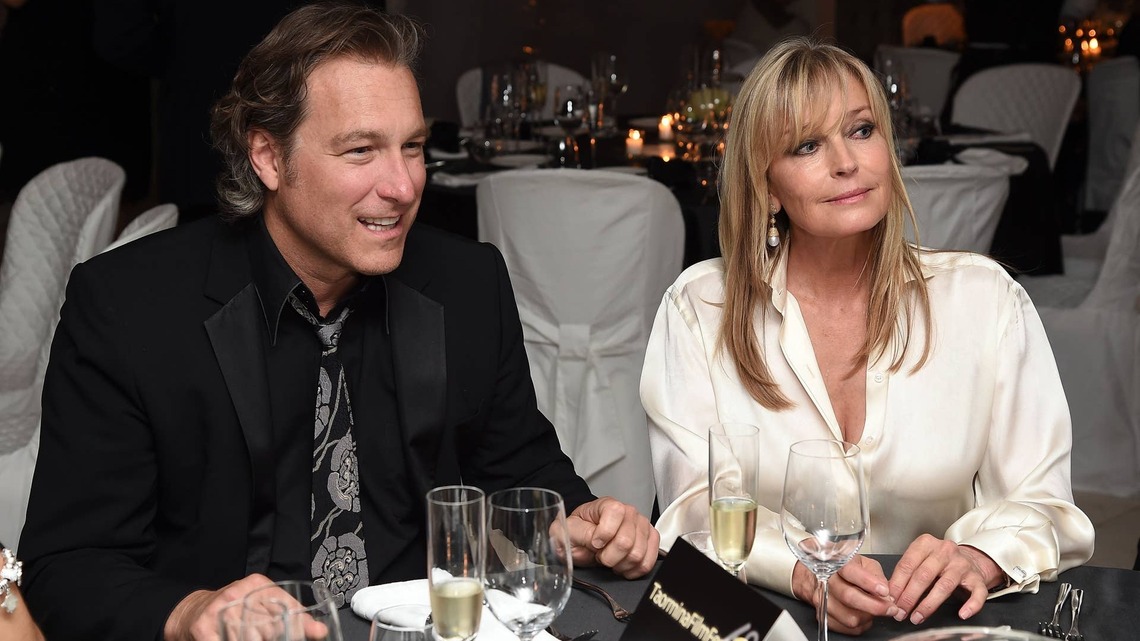 John Corbett Debuts a Striking New Gray-Haired Look Alongside Wife Bo Derek 