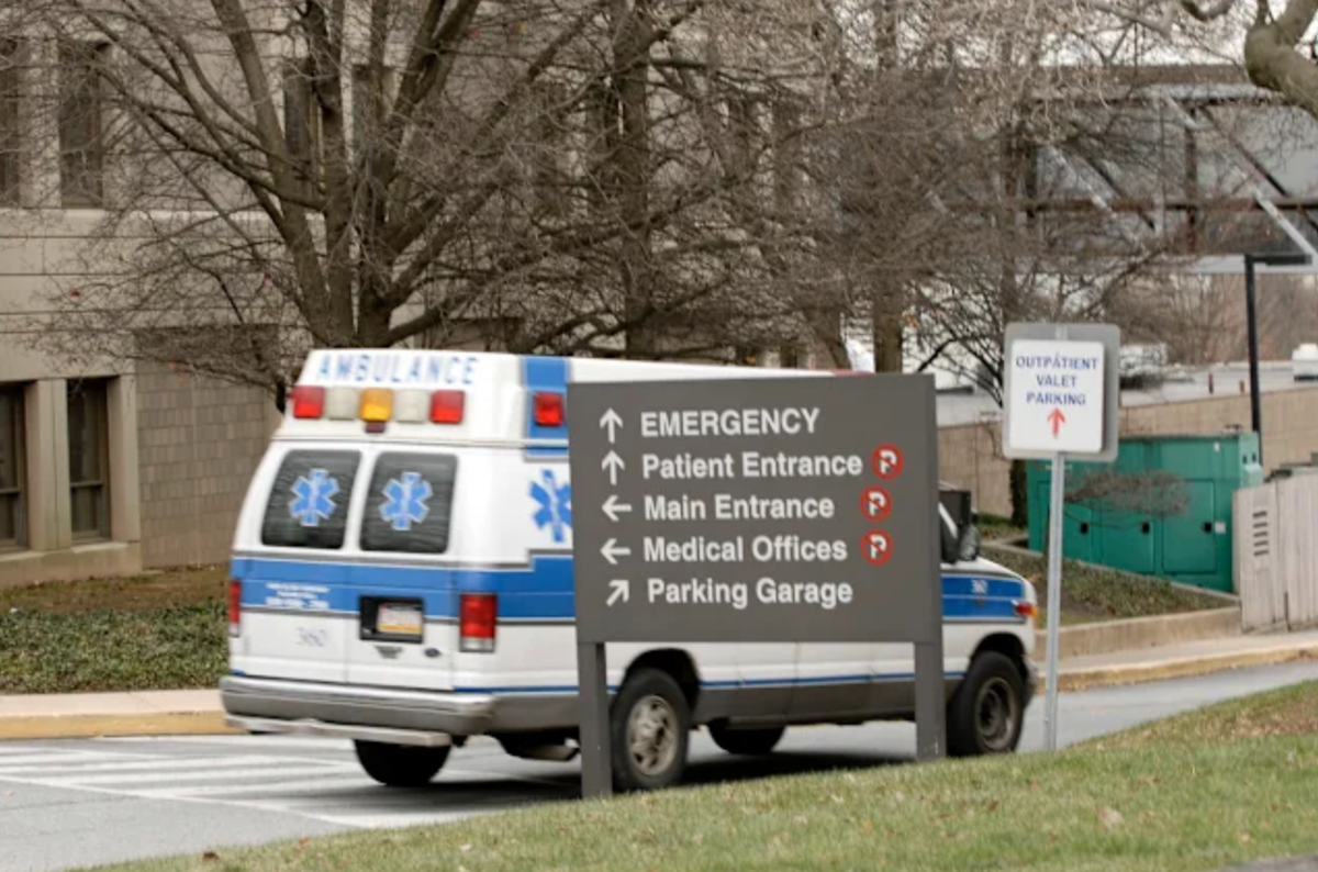  Ambulance after injury. 