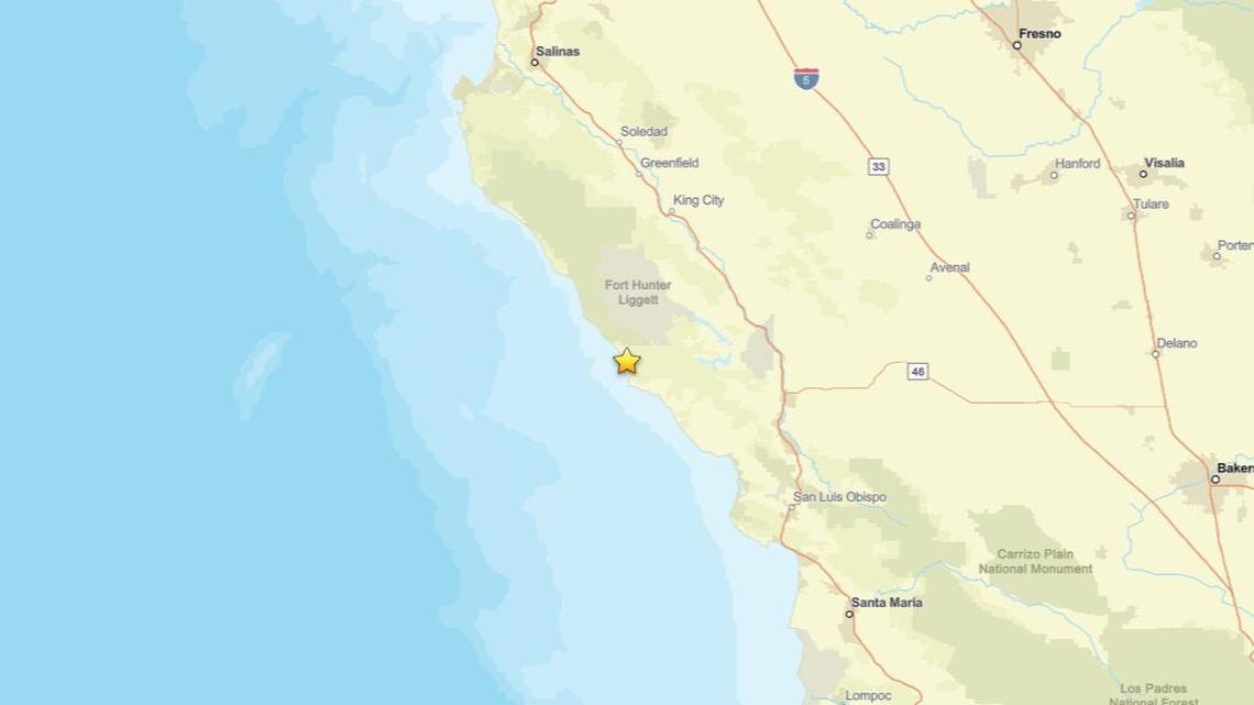 Seismic activity on May 31: Earthquake near San Simeon, CA detected - magnitude 2.2 
