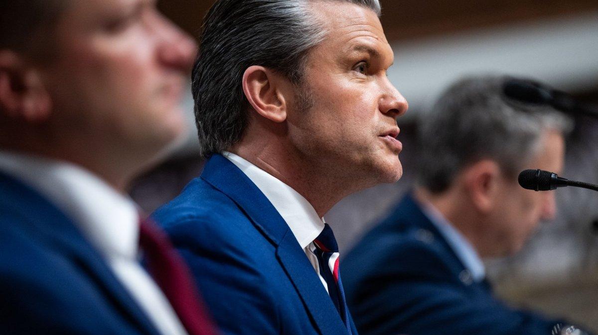 Secretary of Defense Pete Hegseth speaks at a Senate Armed Services Committee hearing on the Department of Defense's proposed budget request for fiscal year 2027 at the U.S. Capitol in Washington, DC on Thursday, where he was grilled on the costs of the war in Iran and whether President Donald Trump will seek authorization from Congress for the ongoing conflict. Photo by Annabelle Gordon/UPI