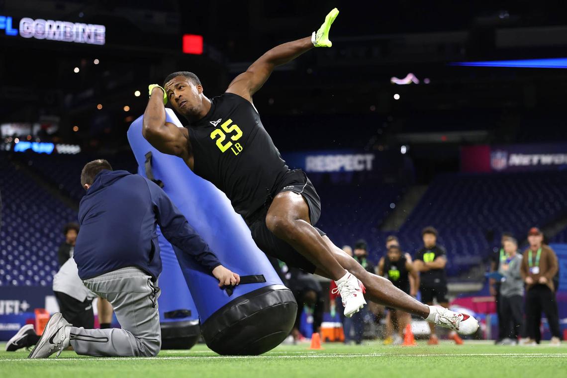  Sonny Styles stole the show at this year's NFL Combine. 