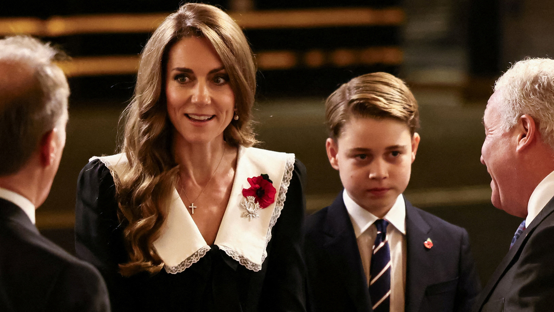 Prince George Is Spitting Image of Dad William on New Outing With Mom Kate 