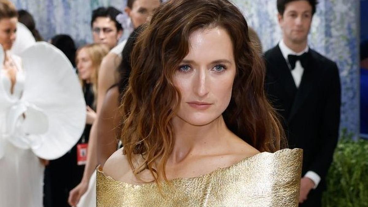 Grace Gummer arrives on the red carpet for the Met Gala celebrating "Costume Art" at the Metropolitan Museum of Art on May 4 in New York City. The actor turns 40 on May 9. Photo by John Angelillo/UPI