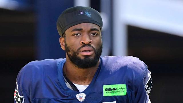  Aug 2, 2023; Foxborough, MA, USA; New England Patriots linebacker Josh Uche (55) heads to the practice fields at Gillette Stadium. Mandatory Credit: Eric Canha-Imagn Images | Eric Canha-Imagn Images 