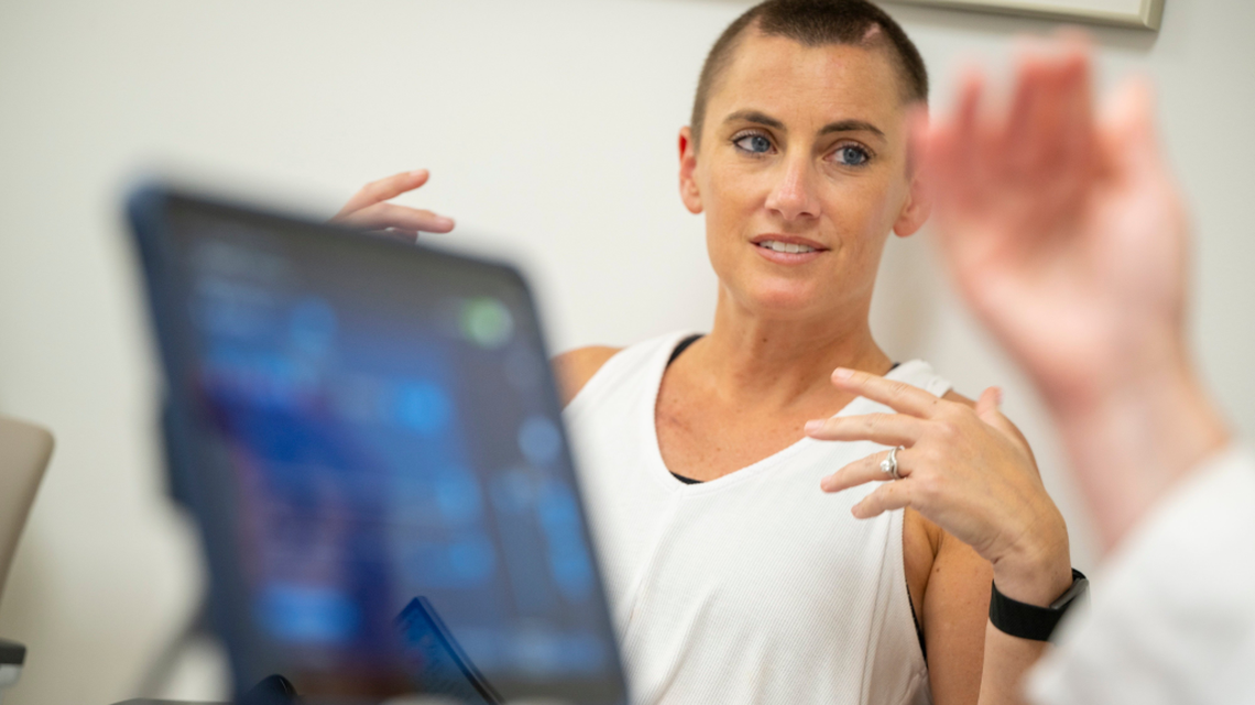 Jessica Krauser was diagnosed with Parkinson's disease in 2019. (Cleveland Clinic via SWNS). 