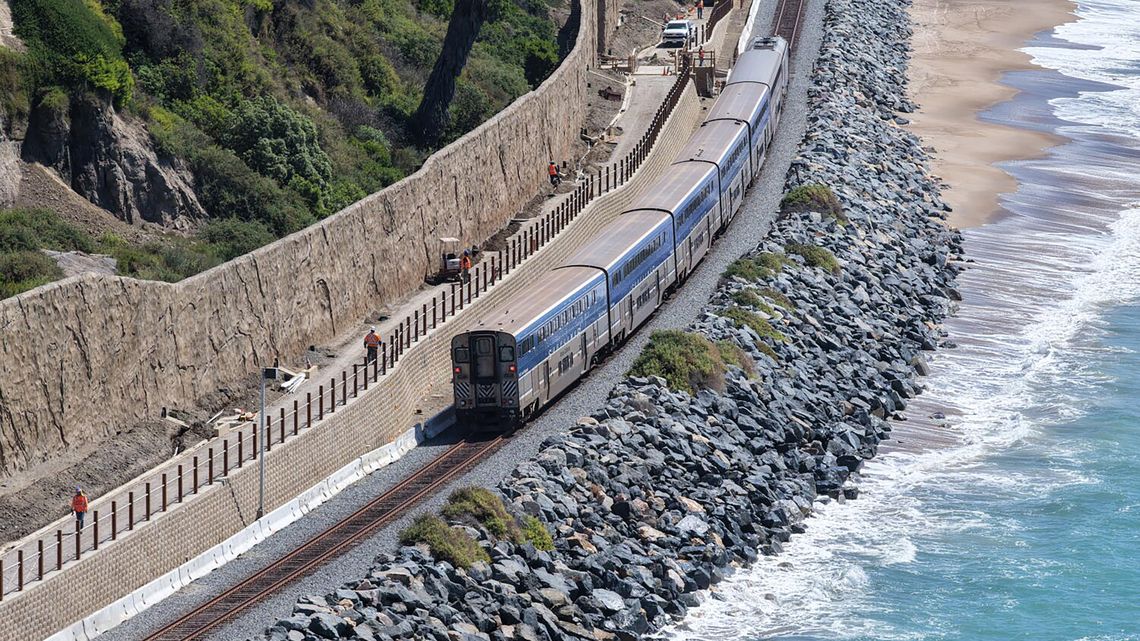 El Niño threatens the beloved Pacific Surfliner. Can the iconic train survive the winter? 