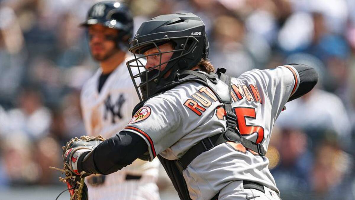 The juice might not be worth the squeeze when it comes to how hard the Yankees would need to work to trade for Adley Rutschman. | Vincent Carchietta-Imagn Images 