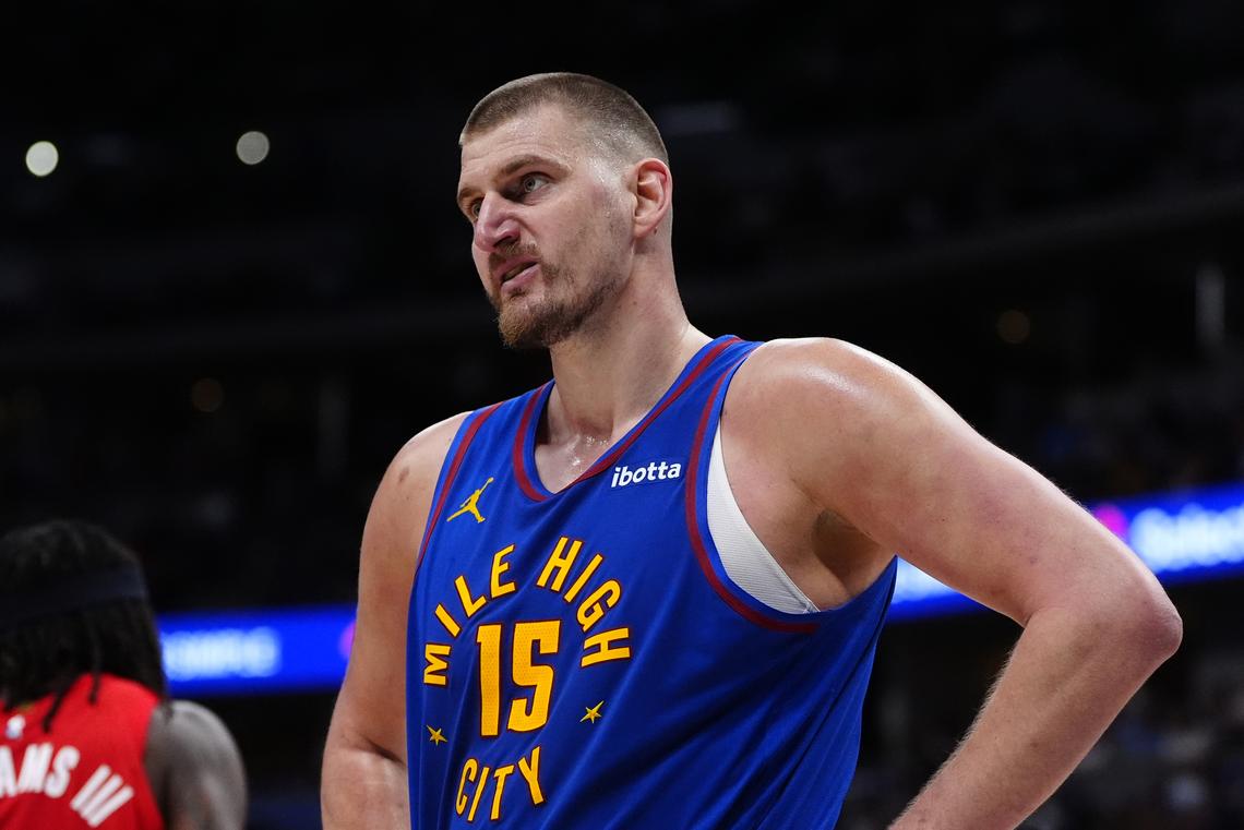  Denver Nuggets center Nikola Jokic. Ron Chenoy-Imagn Images