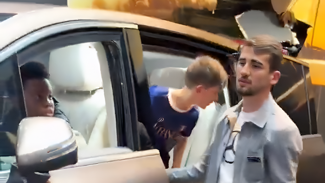 Kid Reportedly Reverses Mercedes Luxury EV Into Wall at Paris Auto Show 
