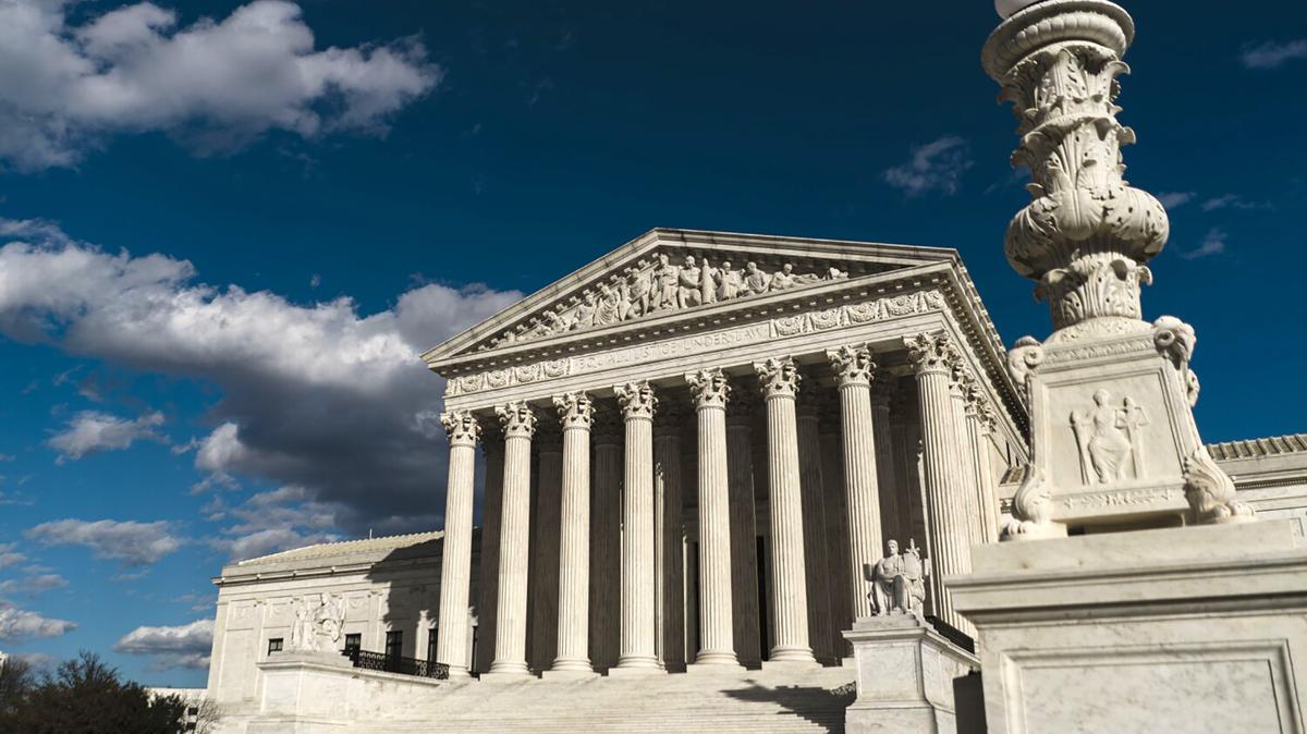 The Supreme Court of the United States on Feb. 10, 2022, in Washington, D.C. (Kent Nishimura/Los Angeles Times/TNS)
