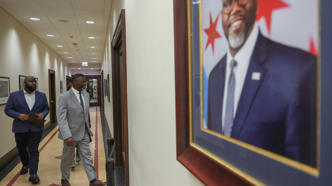 Chicago mayor poll: Brandon Johnson's approval at 22% and early excitement for Alexi Giannoulias 