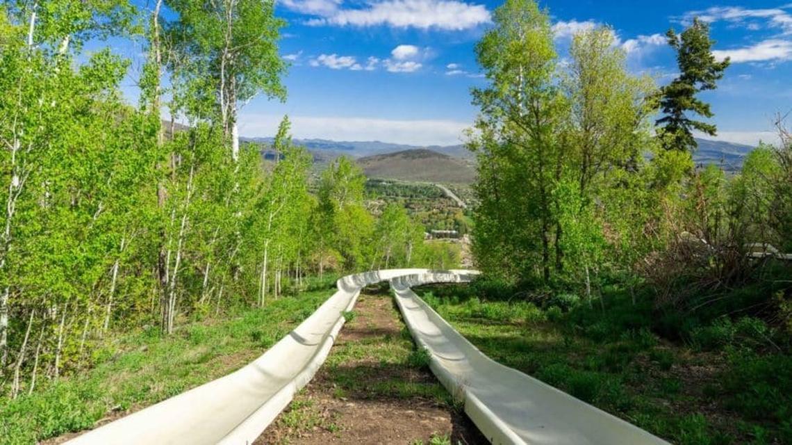  The alpine slide at the Park City Adventure Park. Photo credit: Kyle Cartwright/Vail Resorts 
