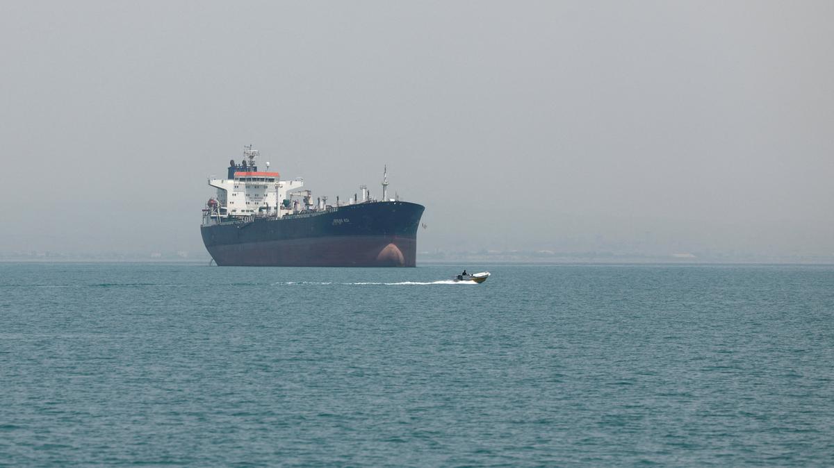 Vessels in the Strait of Hormuz, Iran, May 22, 2026. Majid Asgaripour/WANA (West Asia News Agency) via REUTERS
