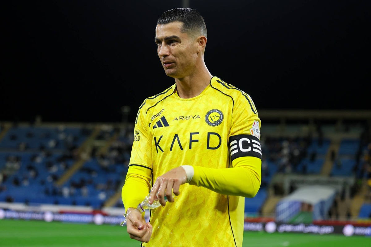  Cristiano Ronaldo during the Saudi Pro League match between Al Najmah and Al Nassr. Photo by Yasser Bakhsh/Getty Images