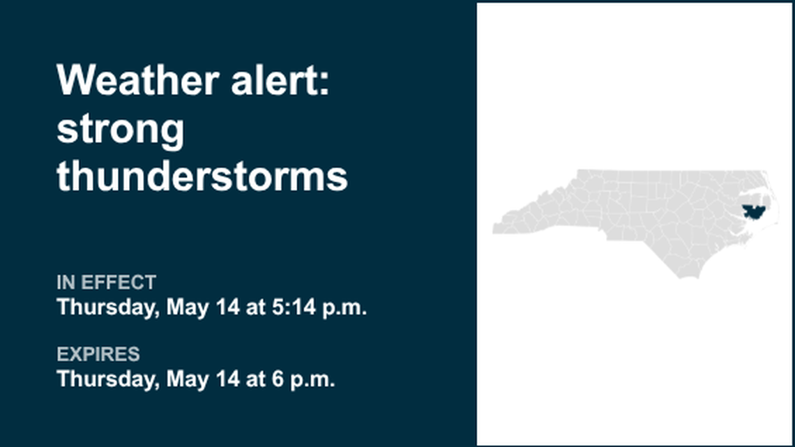 Weather alert issued for Mainland Hyde Thursday evening - gusts up to 40 mph 
