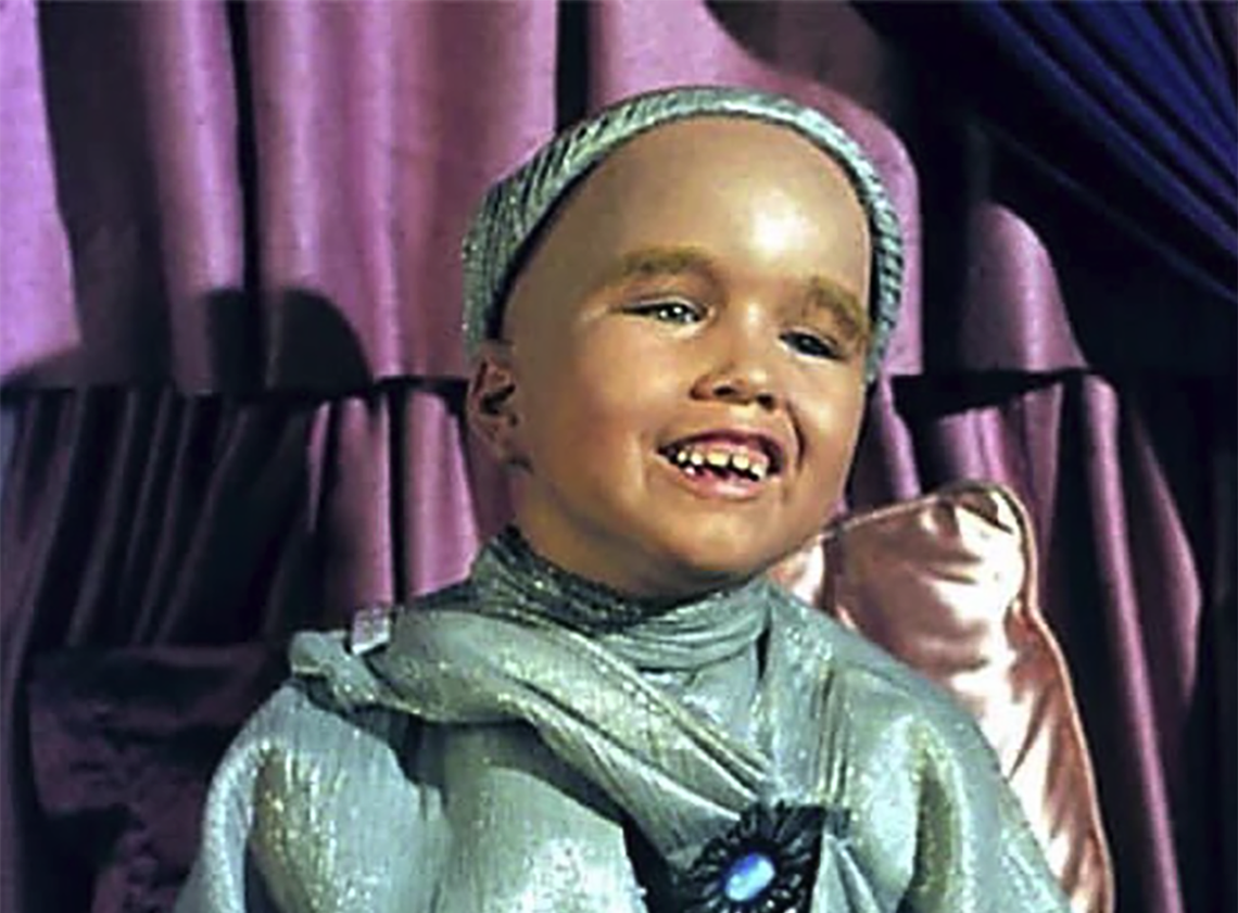 Clint Howard as Balok in Star Trek©Paramount Pictures
