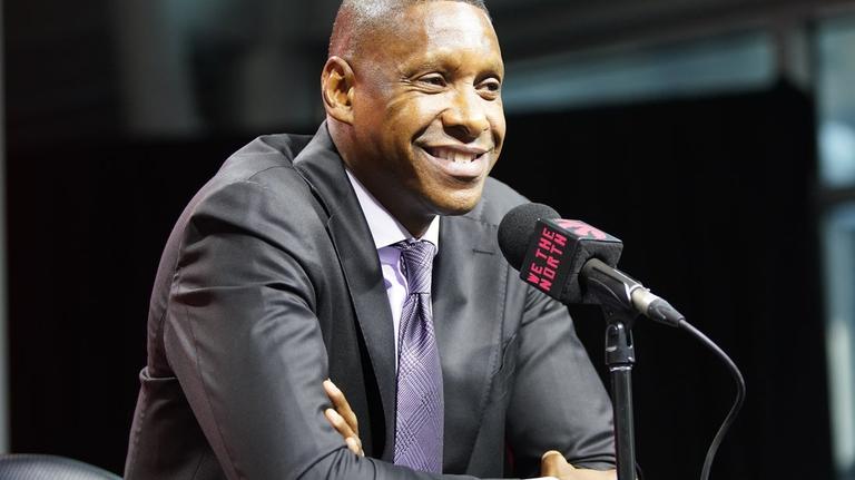 Mavericks introduce Masai Ujiri as team president 