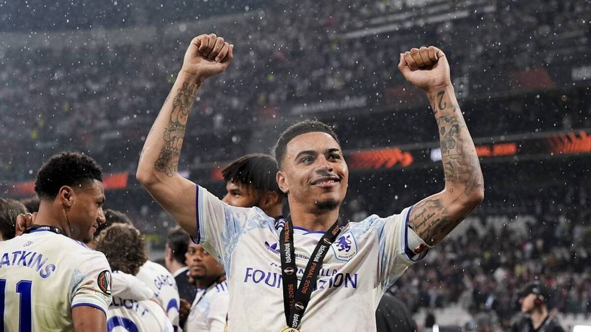  Rogers led Aston Villa to Europa League glory. | Arife Karakum/Anadolu/Getty Images 