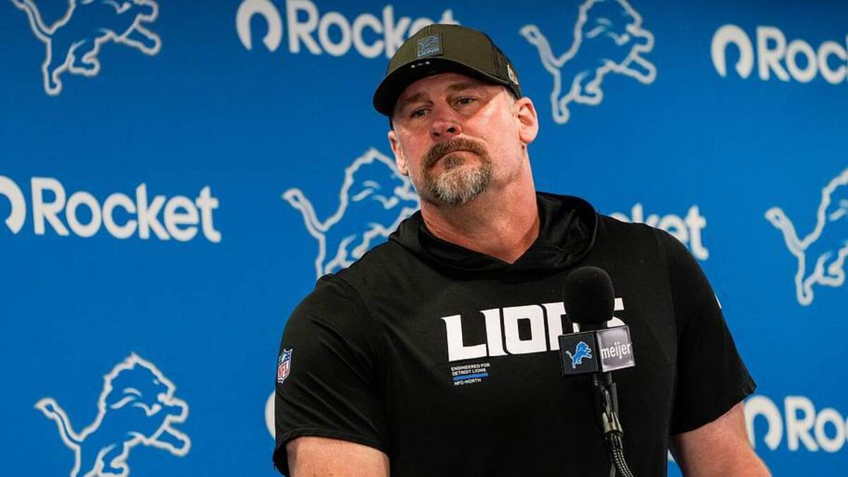  Dan Campbell is looking for his Lions squad to rebound in 2026. | Junfu Han / USA TODAY NETWORK via Imagn Images 