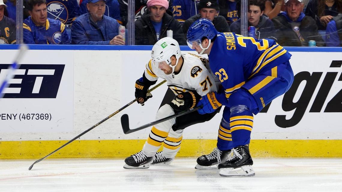 Sabres rally past Bruins in 3rd for 1st playoff win since '11 