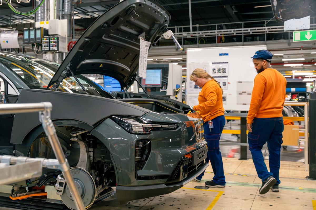  Volvo EX60 Production in Sweden Volvo