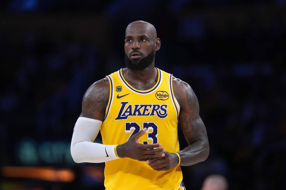  Los Angeles Lakers forward LeBron James (23) Kirby Lee-Imagn Images
