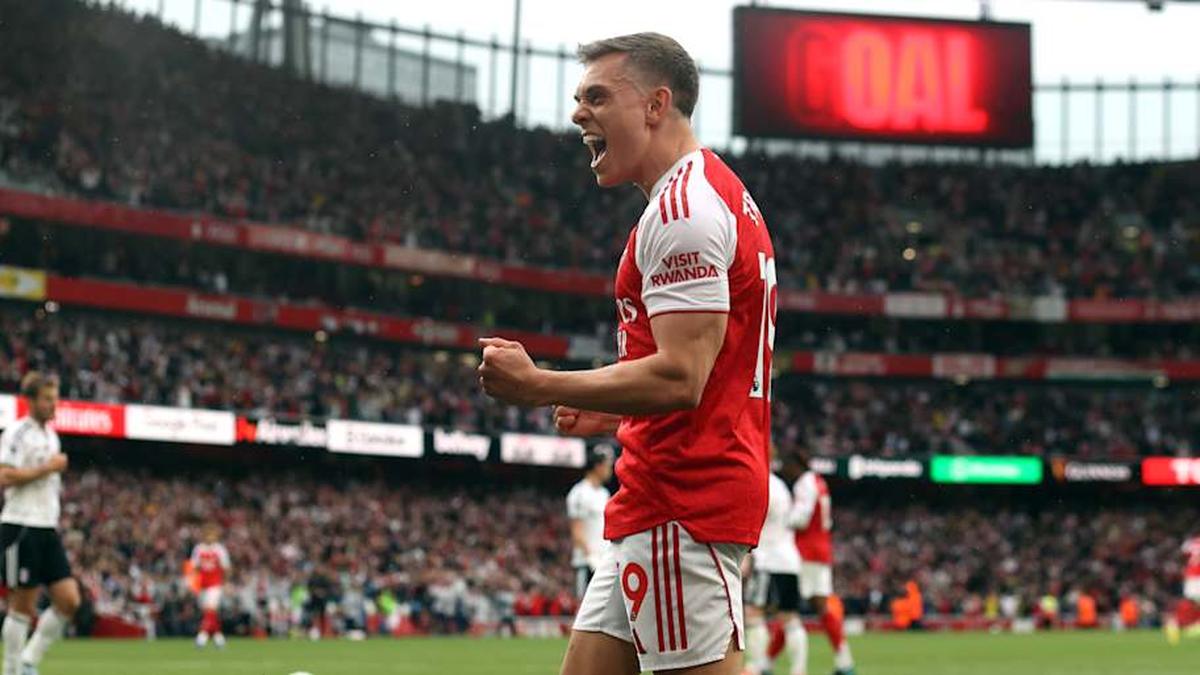  Leandro Trossard was one of many Arsenal stars to catch the eye. | Mark Leech/Offside/Getty Images 