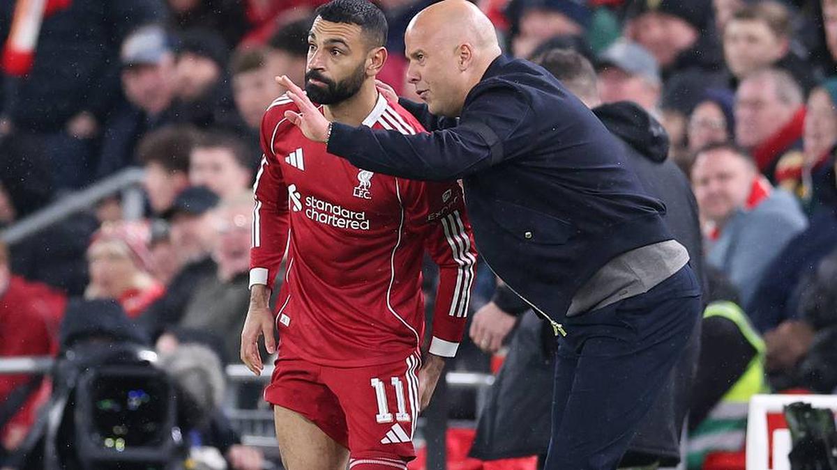  There was clearly tension between Salah and Arne Slot. | Alex Livesey/Danehouse/Getty Images 